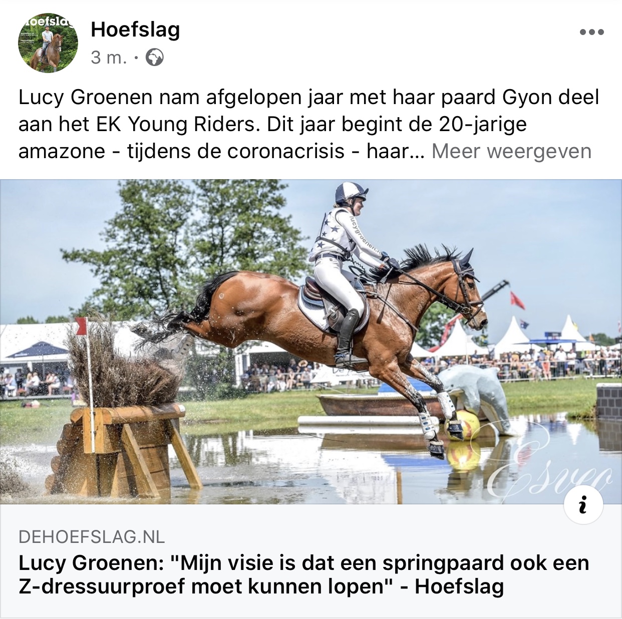 Lucy vertelt haar verhaal in De Hoefslag 